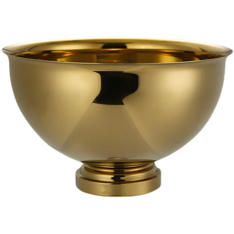 Ведро для шампанского, ведро для вина, пива, льда, из нержавеющей стали, ведро для вина, льда большой емкости, круглое ведро для льда