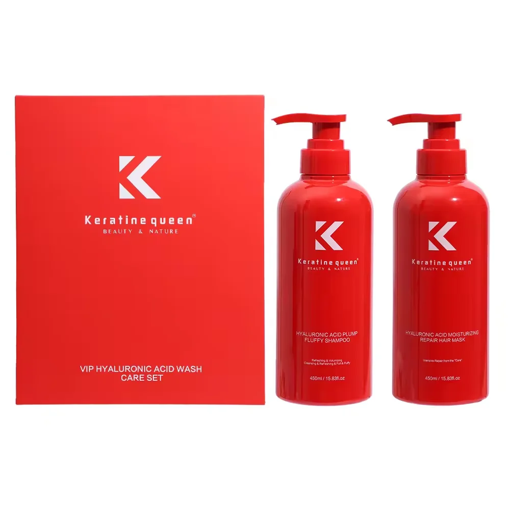 Private Label  Organic Professional Hyaluronic Acid ulfate Free  Hair Shampoo And Coonditioner Set  for  Curly