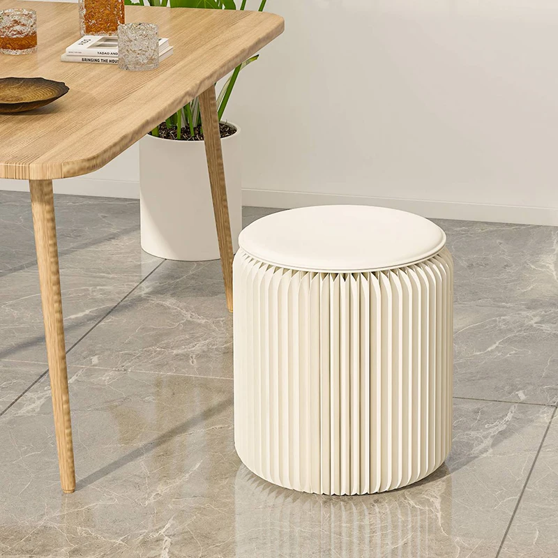 Wholesale Creative Portable Waterproof Organ Style Foldable Paper Stool