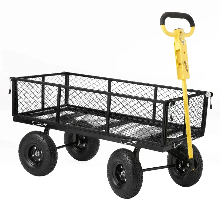 700lbs Steel Garden Mesh Cart