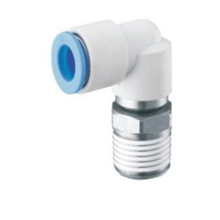RAPID SPIN 800 rpm KSL6-01S 4-M5 8-02S right angle Thread High speed rotation Push In Plastic Pneumatic One Touch Tube Fitting