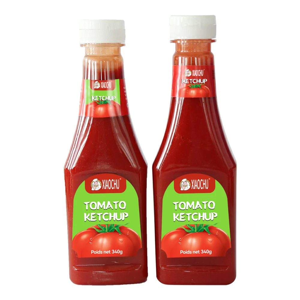 Factory price delicious 340g 5kg tomato ketchup with OEM brand for cooking