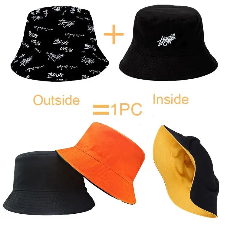 Cheap Private Label Designer Reversible Bucket Cap Hat Custom Logo For Fisherman Print Kid Cotton Unisex Adult Custom Bucket Hat