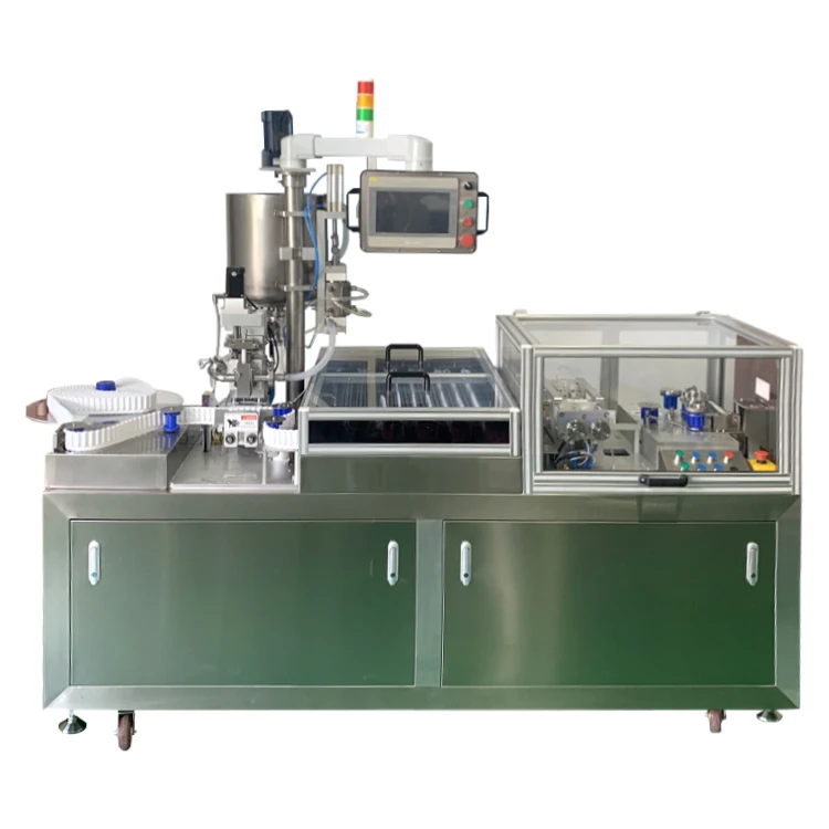 Semi-automatic equipment suppository filling and sealing machine
