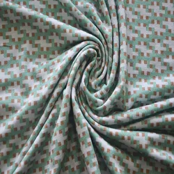 Customized Women Sleepwear Elastic Spandex Textiles Digital Rayon Print Fabric