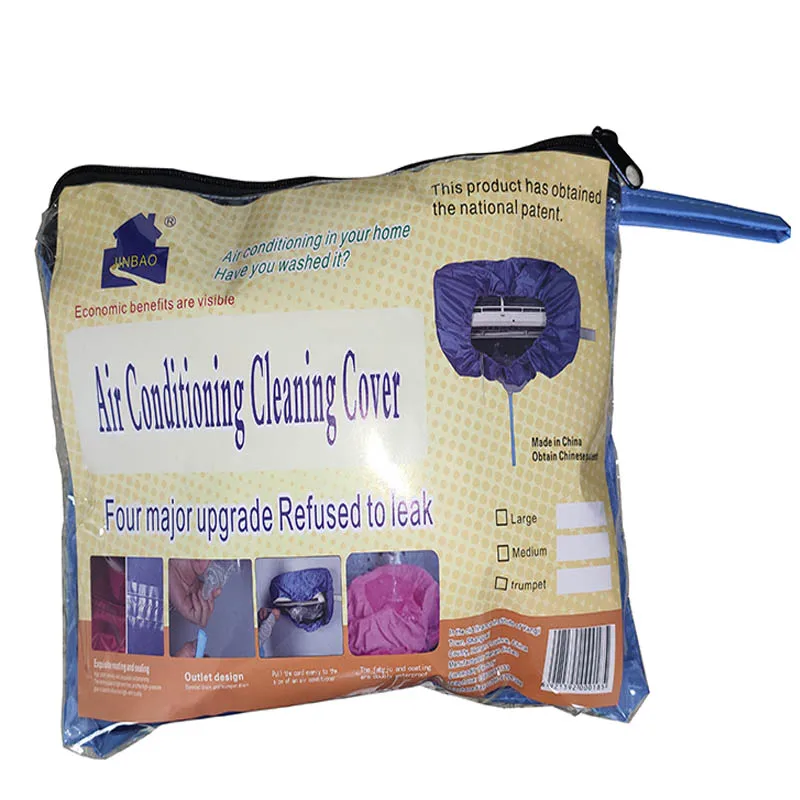 High quality air conditioner cleaning waterproof cover air conditioner cleaning cover