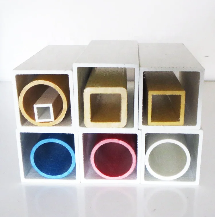 Fiberglass Hollow Round Tube FRP Plastic Fence Post GRP Pipe