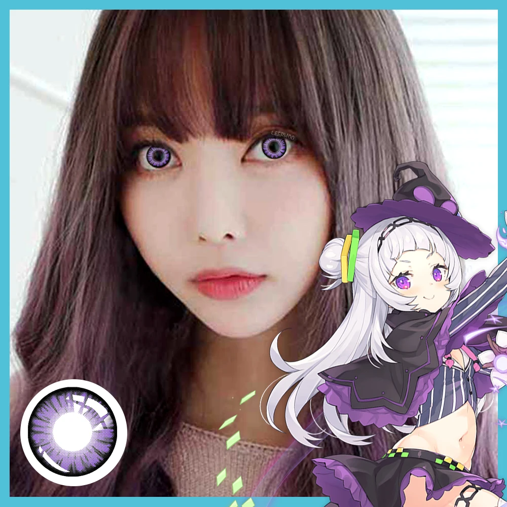 Hot Selling Miracle times Contact Lenses Prescription From Plano to 800 anime lens Yearly Throw Soft contacts