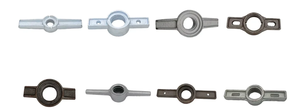 32/  34 / 38 mm Scaffolding base accessories cast casting iron wing nuts forged jack nut screw jack base scaffold Threaded nut