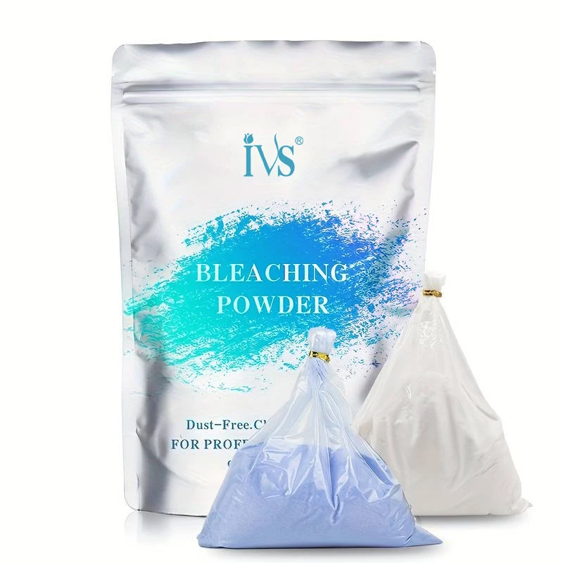 IVS Salon Professional Custom Strong Fade Dust-free Blue Level 9 Decolor Hair Bleaching Powder For Hair Color Dye Lightener