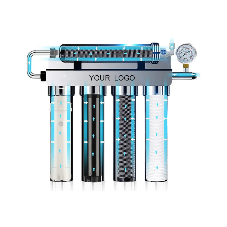 Household Kitchen 304 Stainless Steel 5 Stage Inline Ultra filtration Water Purifier
