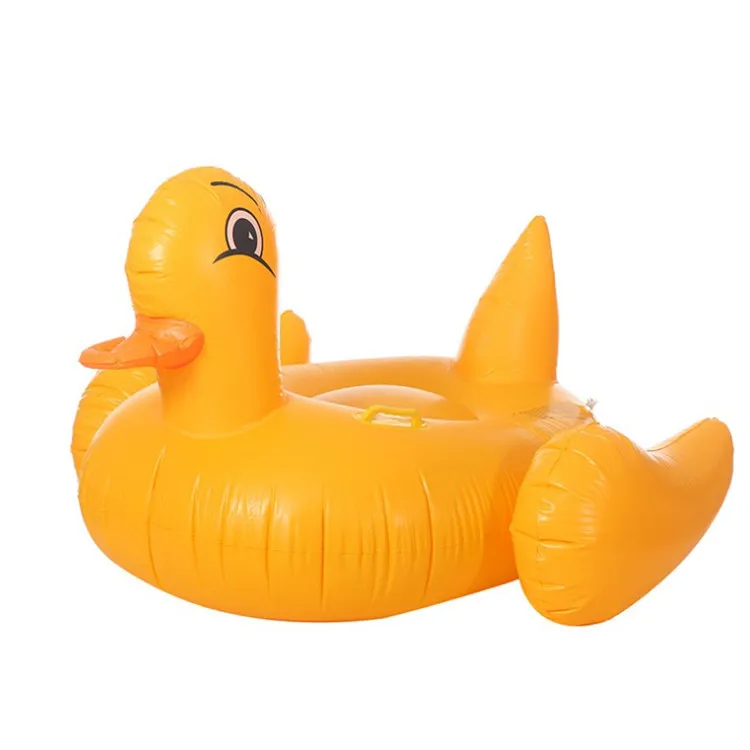 
New Design Durable Large Floating Inflatable Pool Float PVC Yellow Duck Swim Float For Summer 