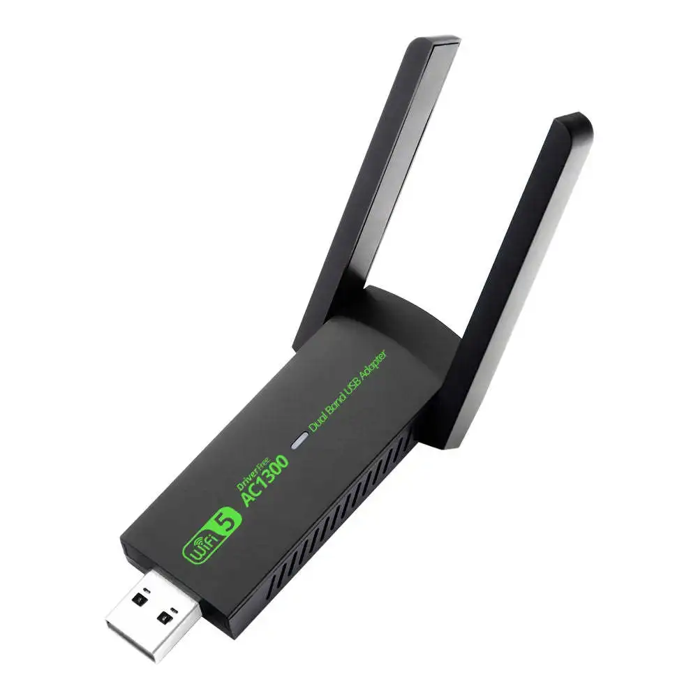 RTL8812 беспроводная сетевая карта 1300 Мбит/с Wi-Fi Ethernet Бесплатный драйвер 802.11ac/b/g/n Usb WiFi Dongle
