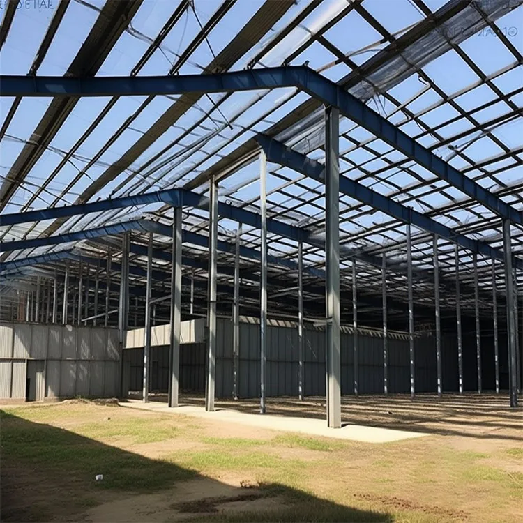 Giantsmade Steel Frame Construction Pole Barn Prefabricated Warehouse Metal Building Steel Structure Shed Workshop