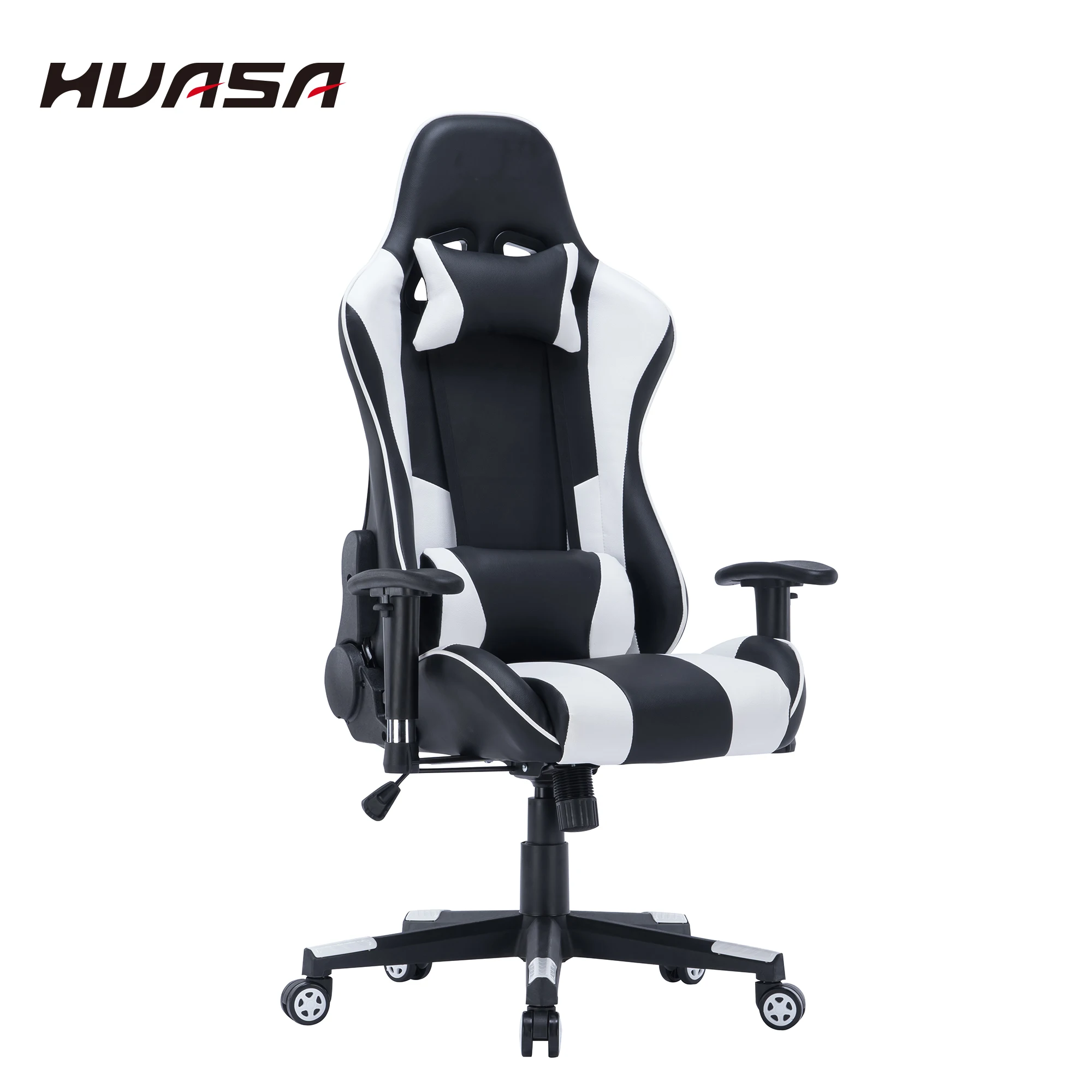 Anji best chairs PU leather racing computer gaming chair rgb