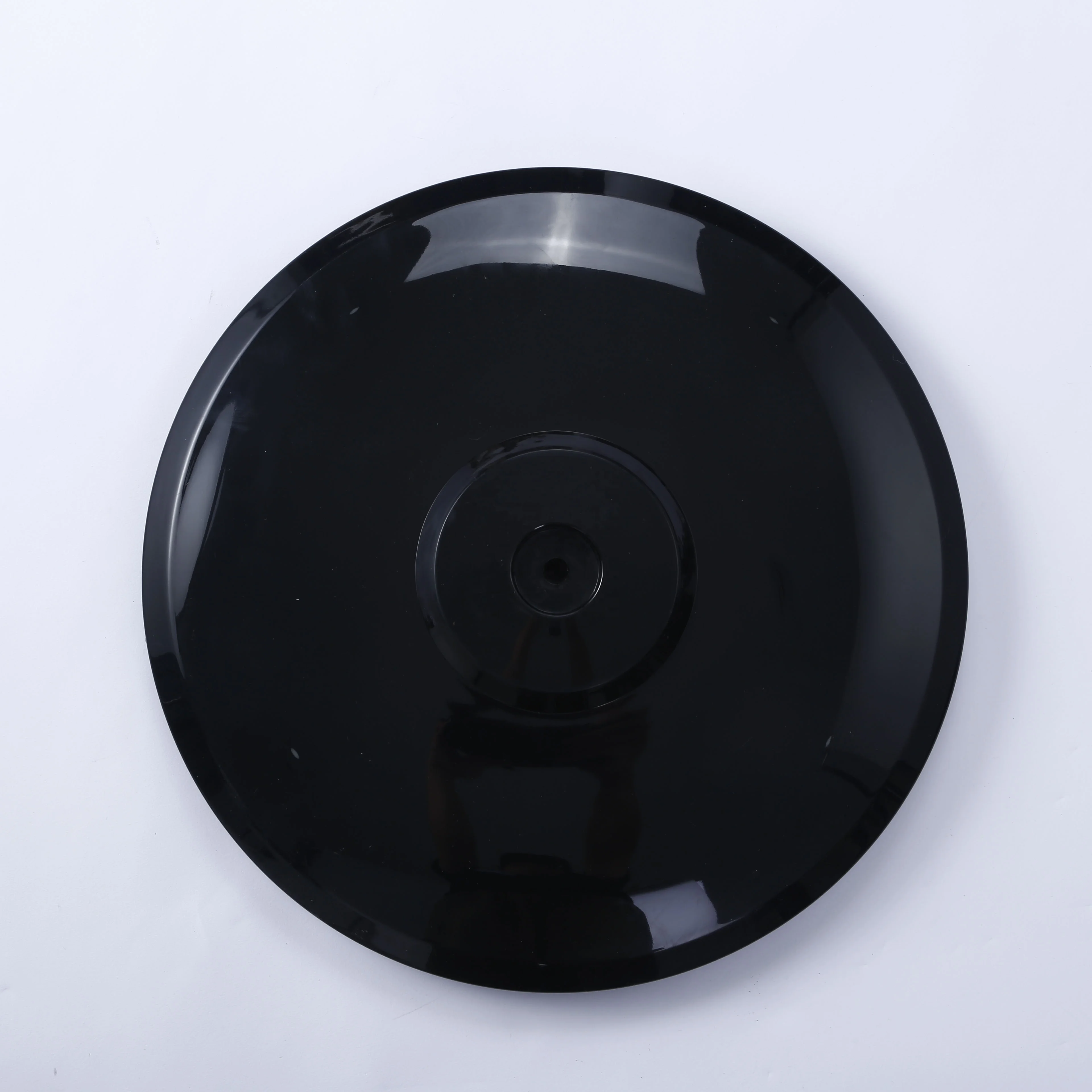 Black Adjustable Height Round Stand Fan Base Spare Part Column With Hex Screw Washer