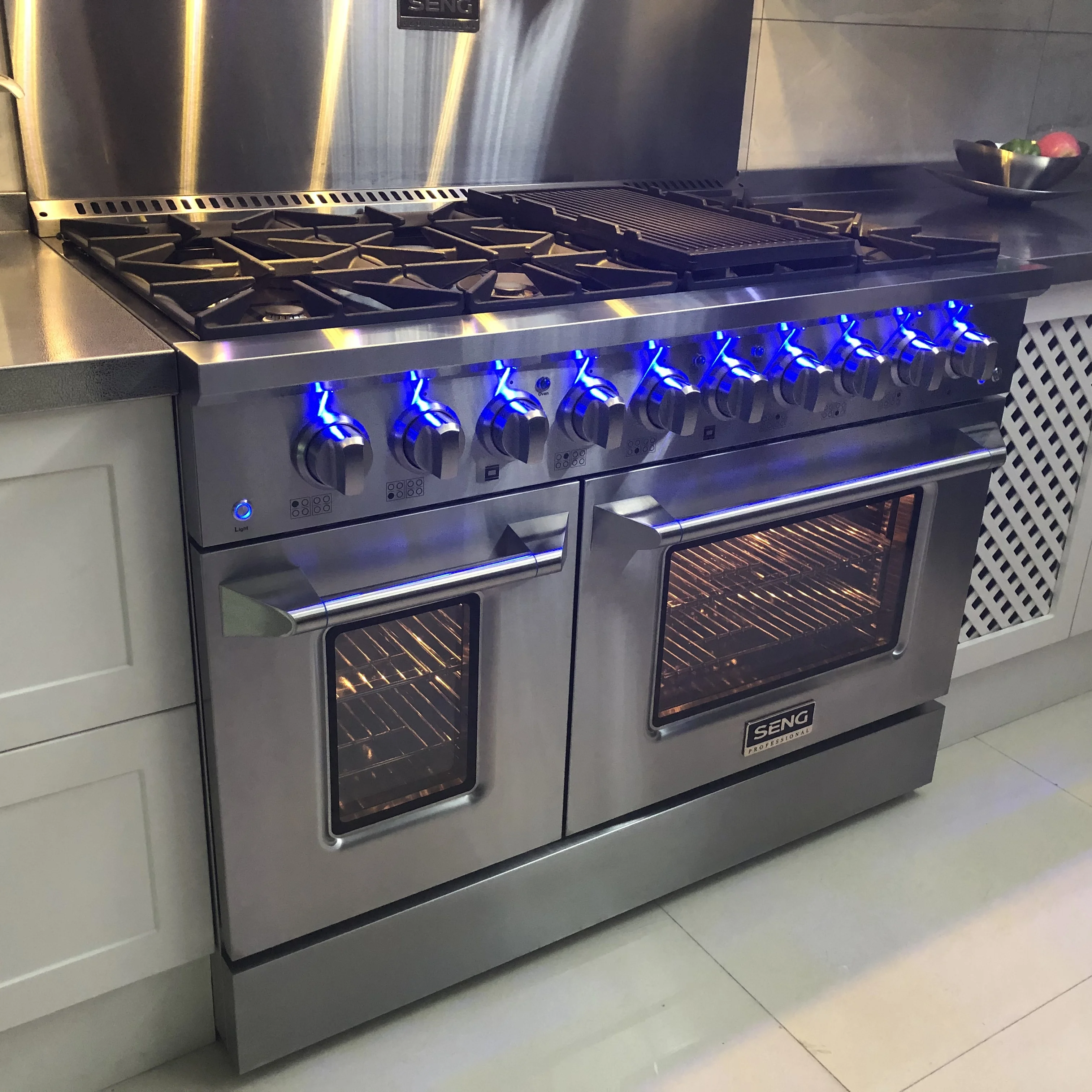 professional range NG/LPG Full stainless steel free standing oven