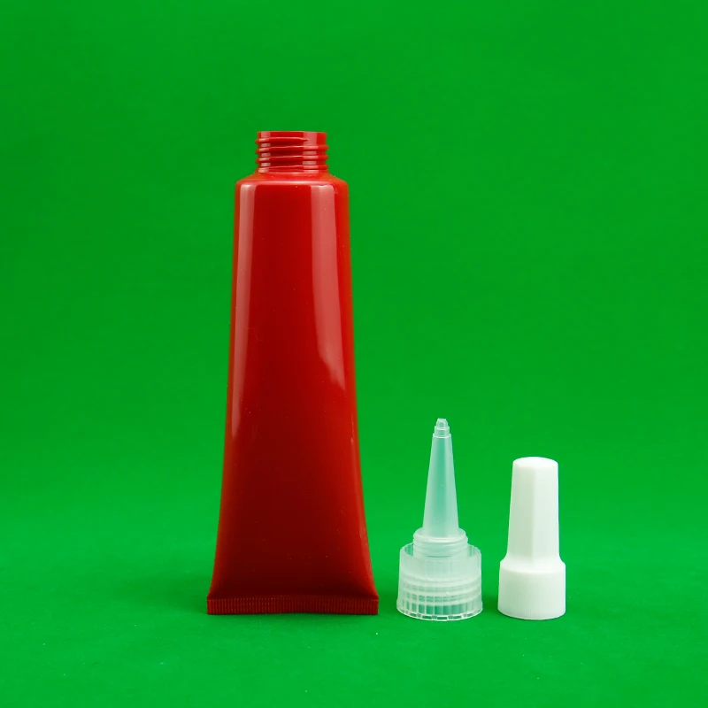 50ml 250ml red Empty Plastic Bottle BB Cream Tube Foundation soft Plastic Tube