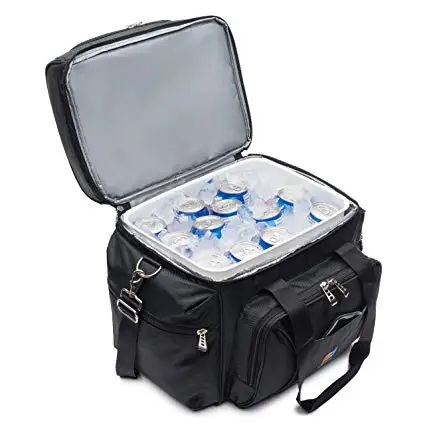 new style fashion  waterproof  big large  ice  cube cooler bag with wheel trolley handle