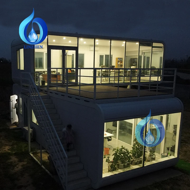 mobile homes house with refined decorations\/ pontoon 2 bed houseboat\/ container house already built out inside