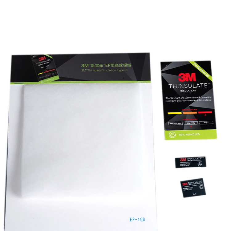 Type EP Clothing Breathable Fabric 3M Thinsulate Thermal Insulation Material Products