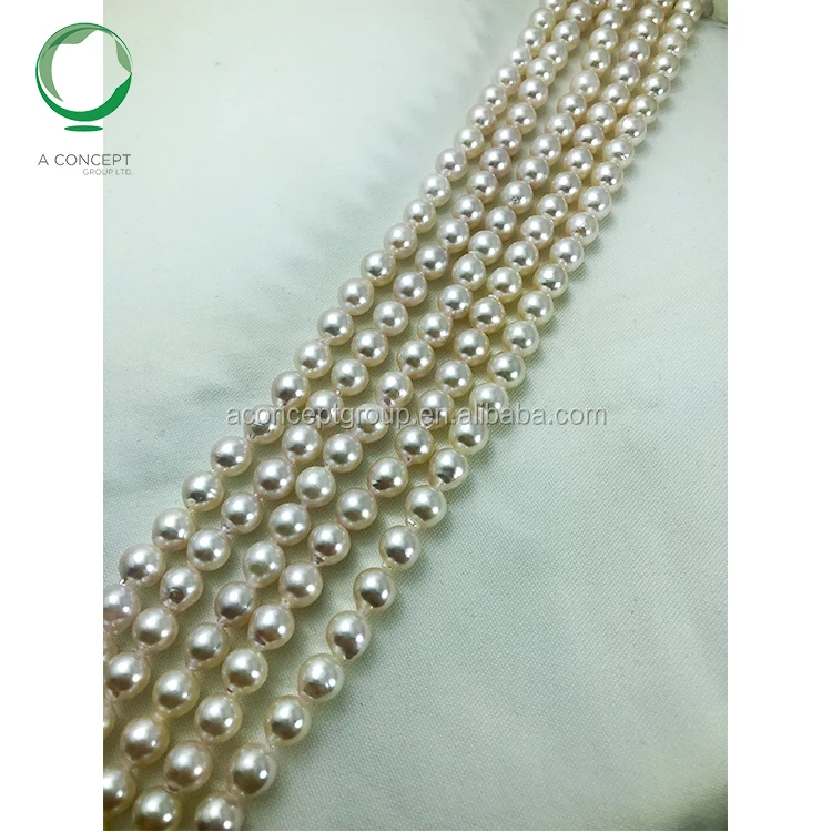7.5-8MM Good Luster Nice Colour White Akoya Drop Shape Pearl