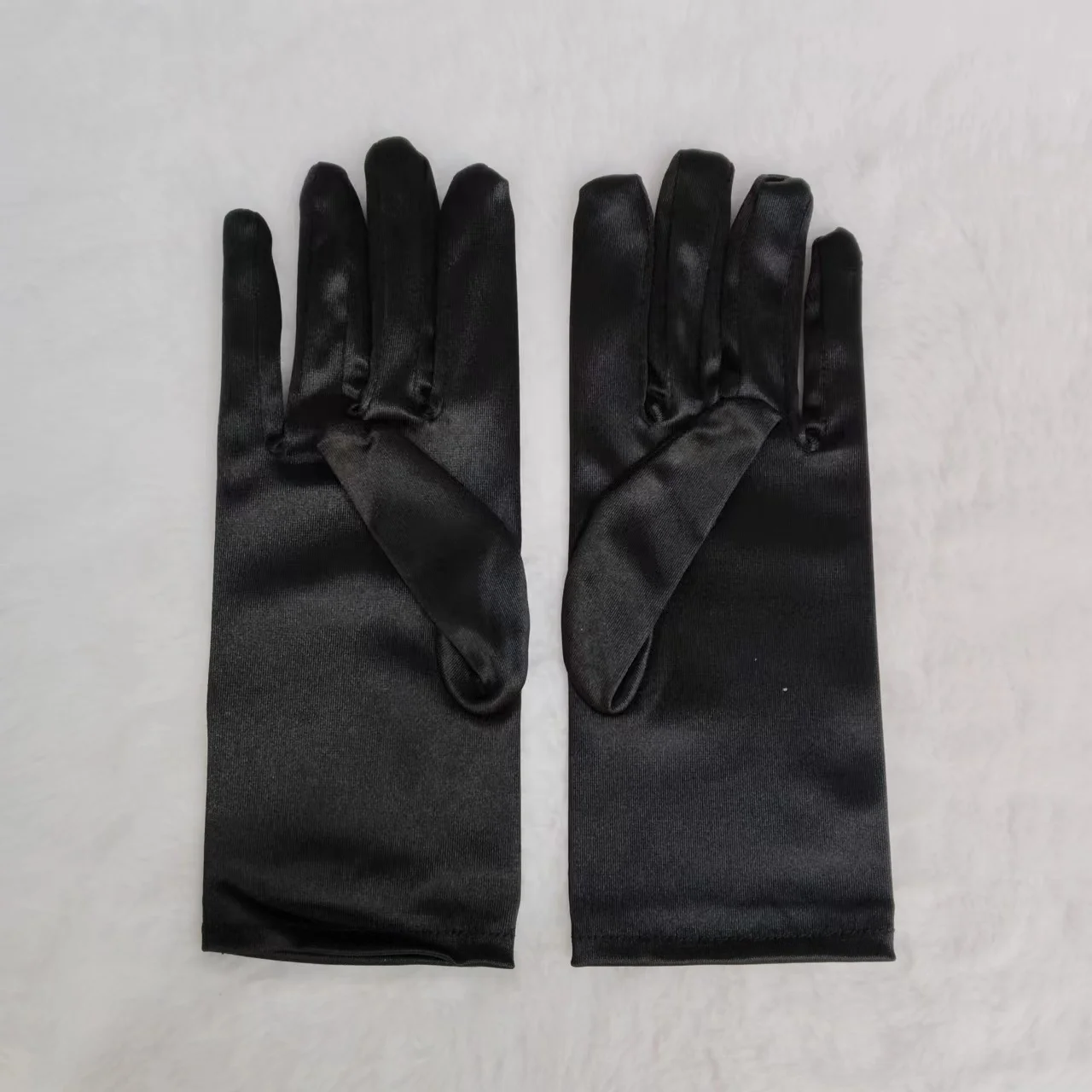 Heenlong Satin Gloves Low MOQ Short Glove for Dance Dress Decoration Fashionable Girls Satin Gloves Pink Short Multi-Purpose