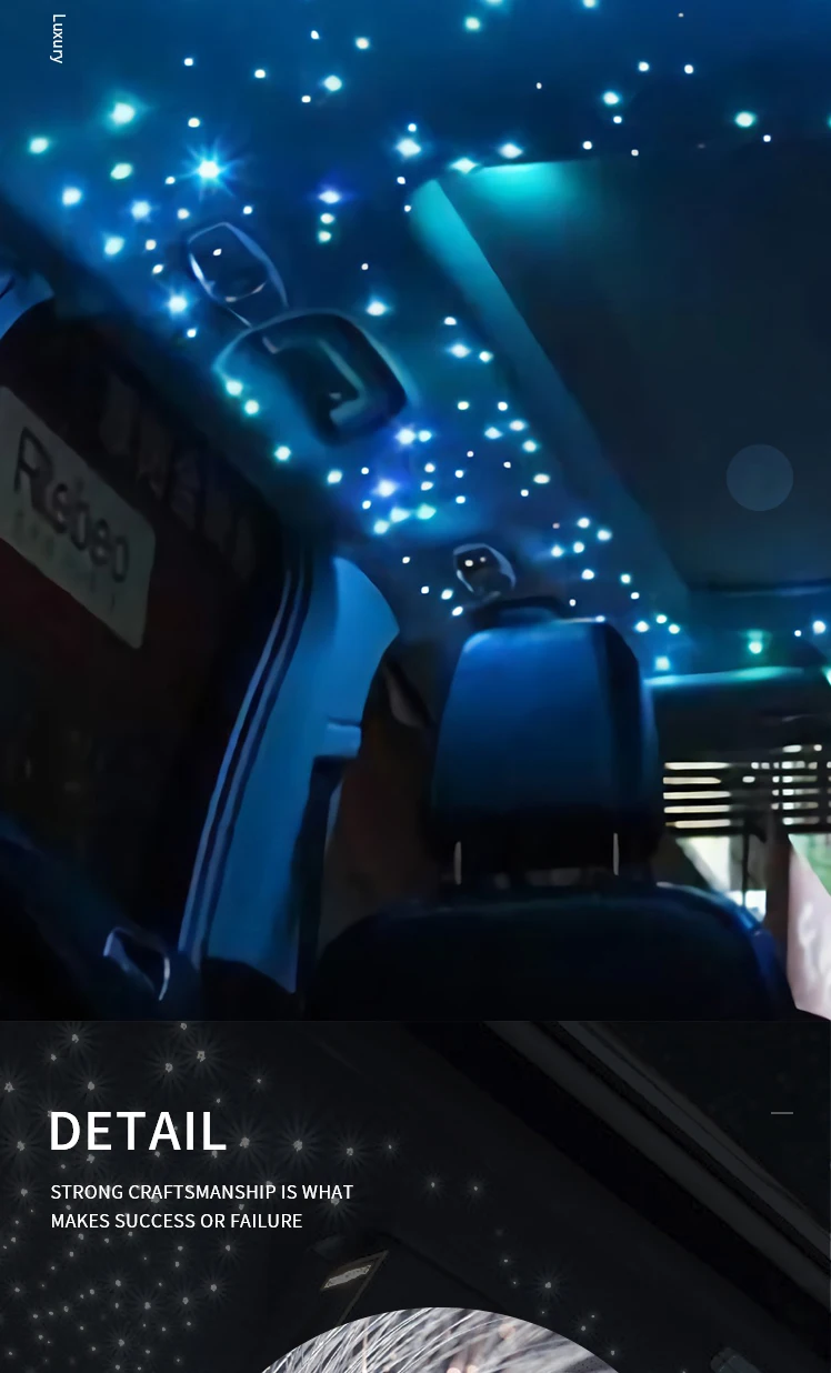 starlight headliner with shooting star machine patterns