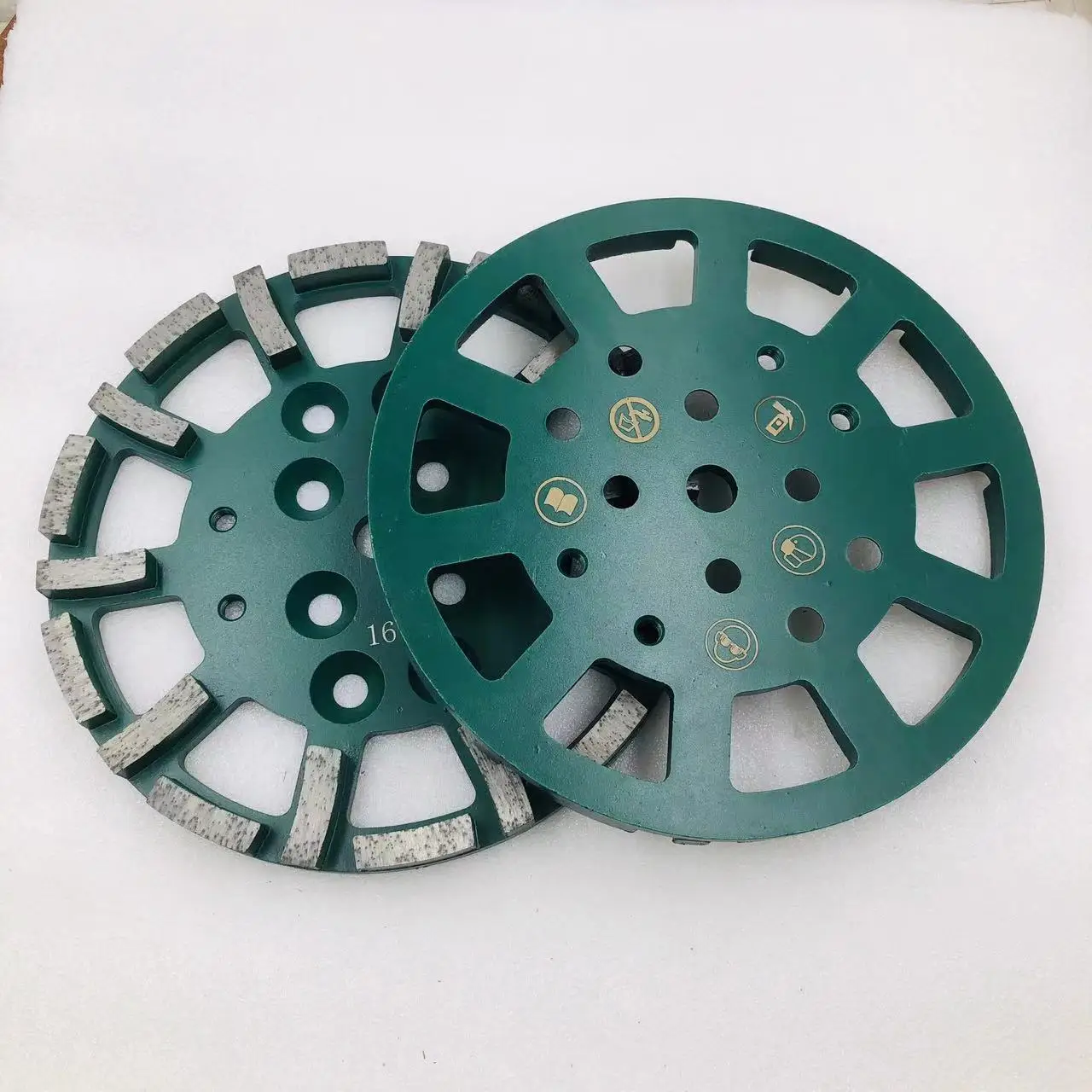 PEX 10inch 250mm Factory Wholesale Custom Universal Square Milling Wheel Diamond Segment Grinding Plate