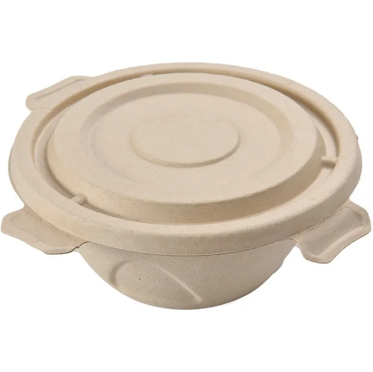 Disposable bowl thickening environmental protection round packing box