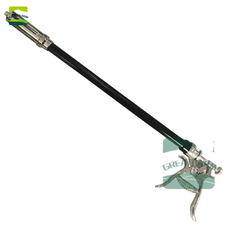 Adjustable continuous long arm syringe  30ML- 50ML cattle horse pig veterinary needle automatic animal gun syringe