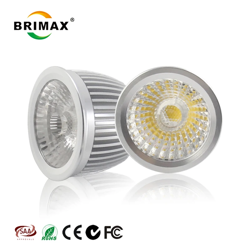  Brimax Gu10 24v Светодиодные пятно света СИД УДАРА Водителя чип 110v Светодиодная лампа направленного рассеиватель для внутреннего освещения домашнего 6W 550LM ±