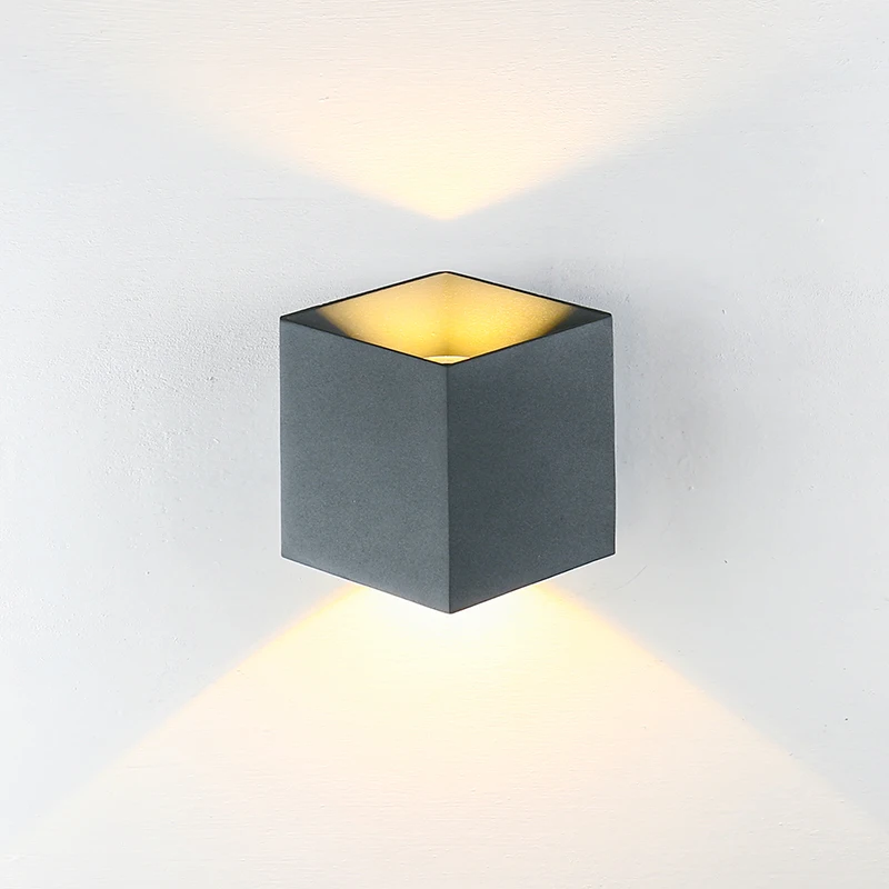 Simple Decorative Modern rainproof 2w 6w 10w led wall porch light outdoor indoor up and down led wall lamp