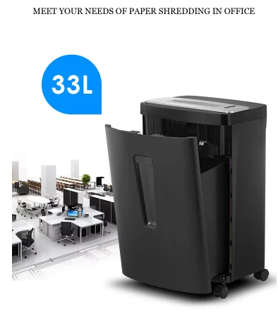 German DIM66399 P4 Heavy Duty CD Card Paper Shredder Cross Cut 4*40Mm 15 Sheet Paper Shredding Machine