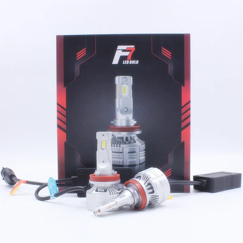F7 auto LED 130W 14000lm canbus H4 car headlight H7 H8 H11 H1 H3 H13 9005 9006 LED Headlight conversion kit head lamp bulb LUJIA