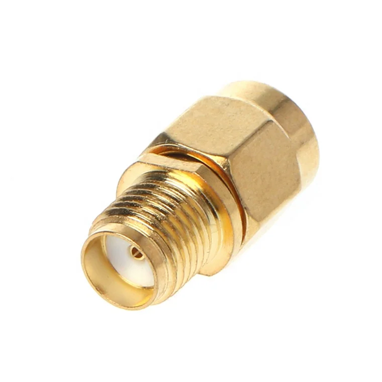 RF SMA-адаптер SMA-гнездо RP SMA-штекер разъем адаптер позолоченный прямой коаксиальный