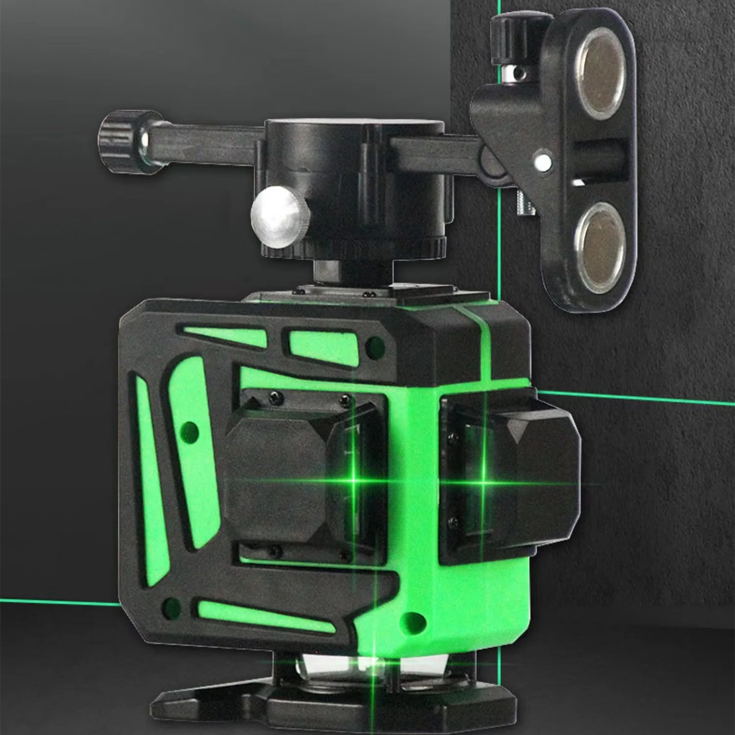 Cheap Price Digital 16 Line 4d Green Cross 360 Rotating Self Leveling Laser Level  With Water-Proof Design