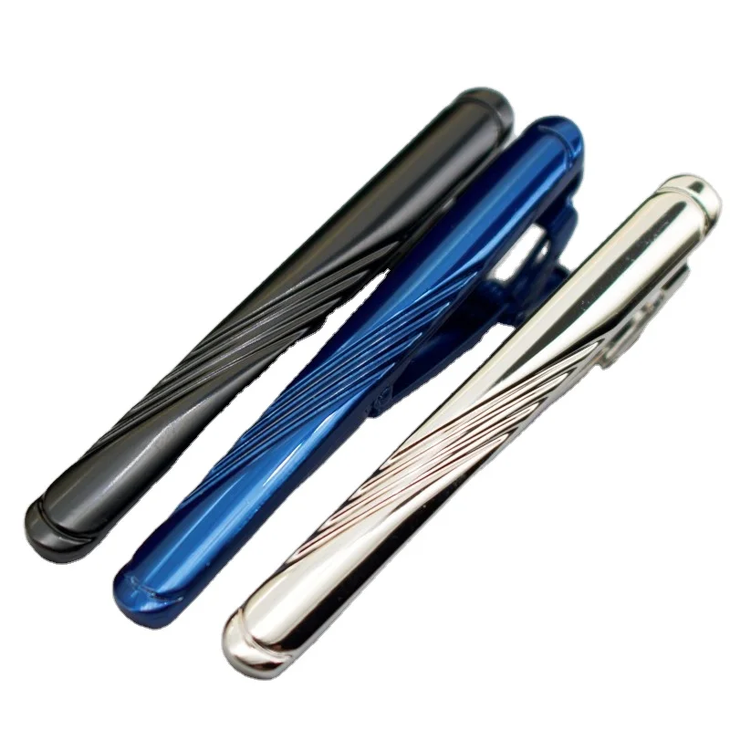 2024 new Fashion jewelry joyas high quality metal alloy custom tie pins cuff links & tie clips for men sewing machine tie clip