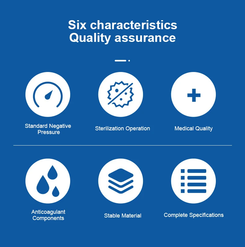  Вакуумная трубка для сбора крови с отрицательным давлением 5 мл