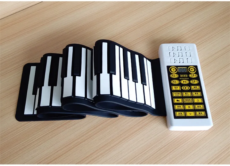Flexible Professional Electric Digital Hand Piano Roll Up Electronic Piano With 88 keys