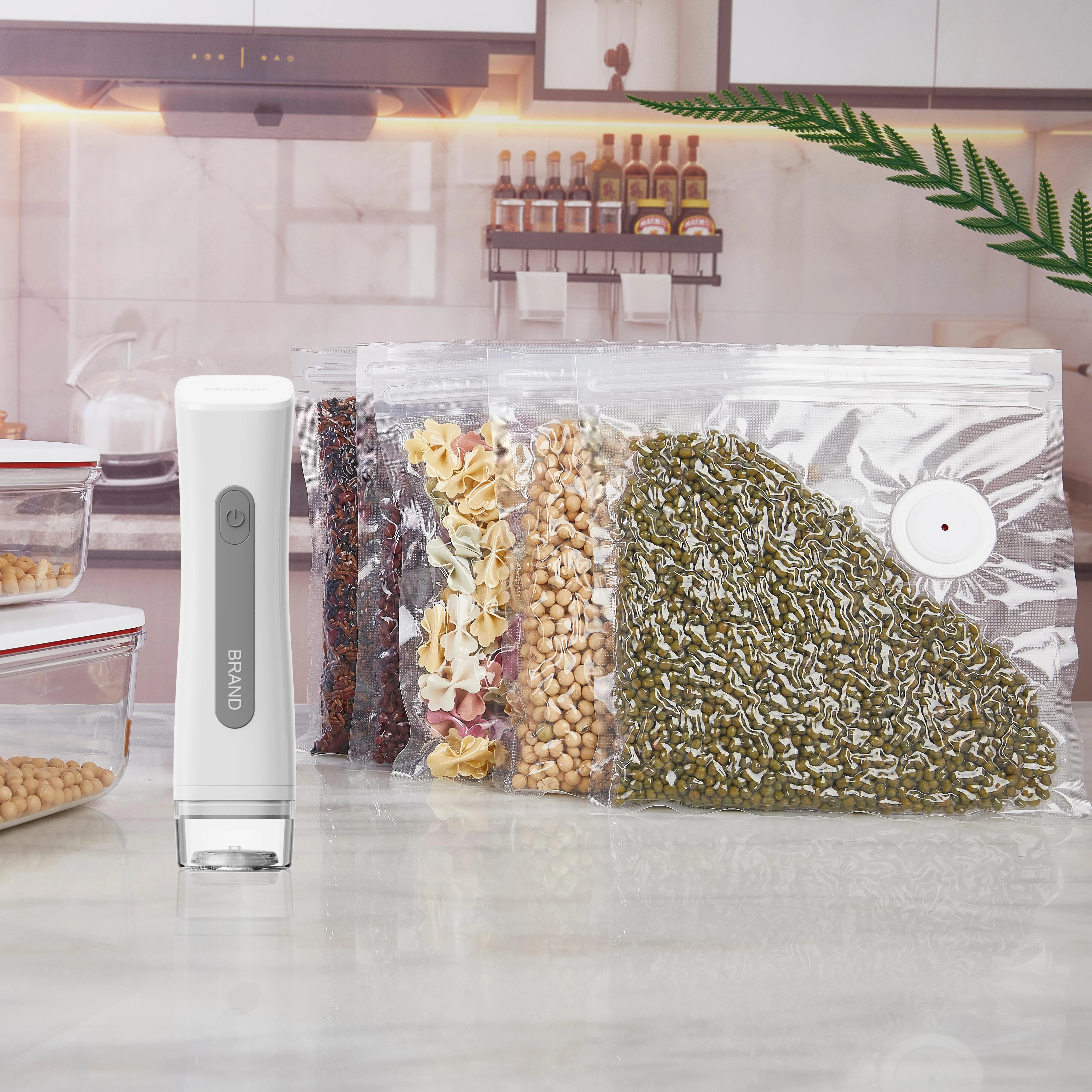 Portable Rechargeable Handheld Vacuum Preservation Machine Mini Lithium Battery for Plastic Packaging Storage