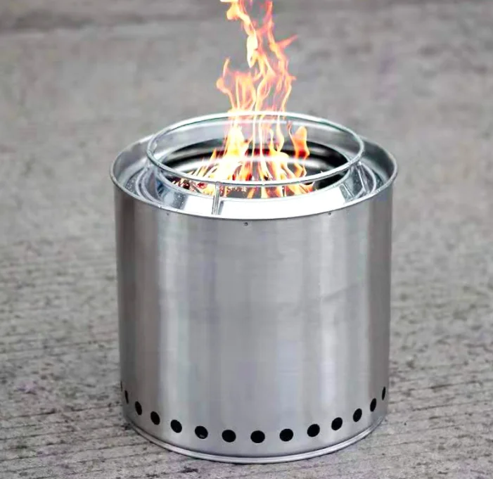 Outdoor Cooking Wood Burning Stove Camping Hiking Mini Tent Sawdust Particles Cooking Stove Charcoal Stove