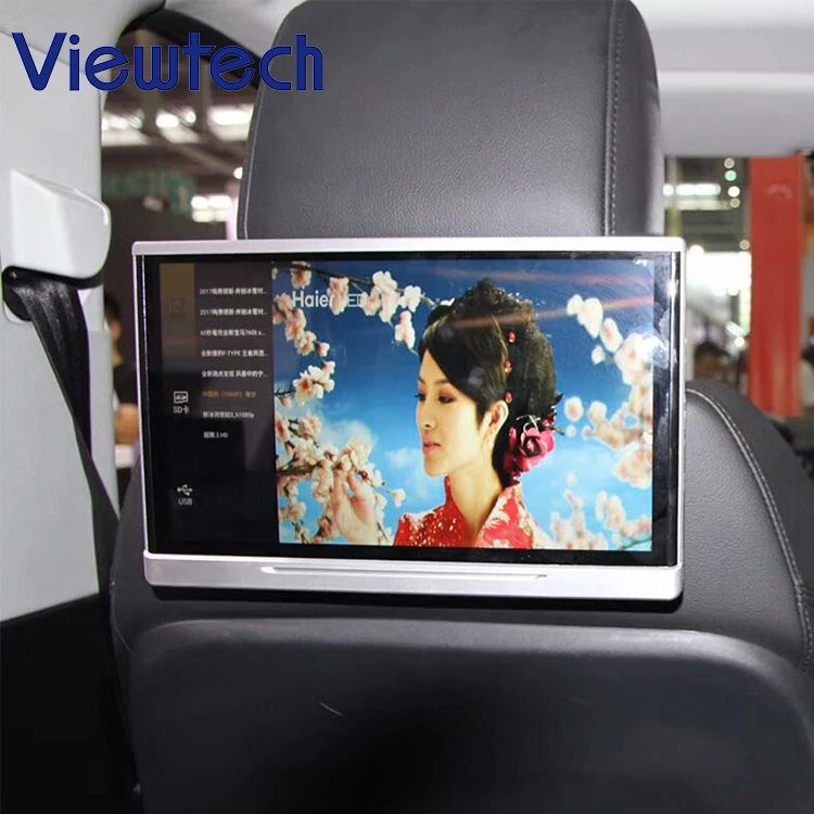 12volt universal 10.1 car back seat video lcd touch screen car headrest monitor android car tv screen