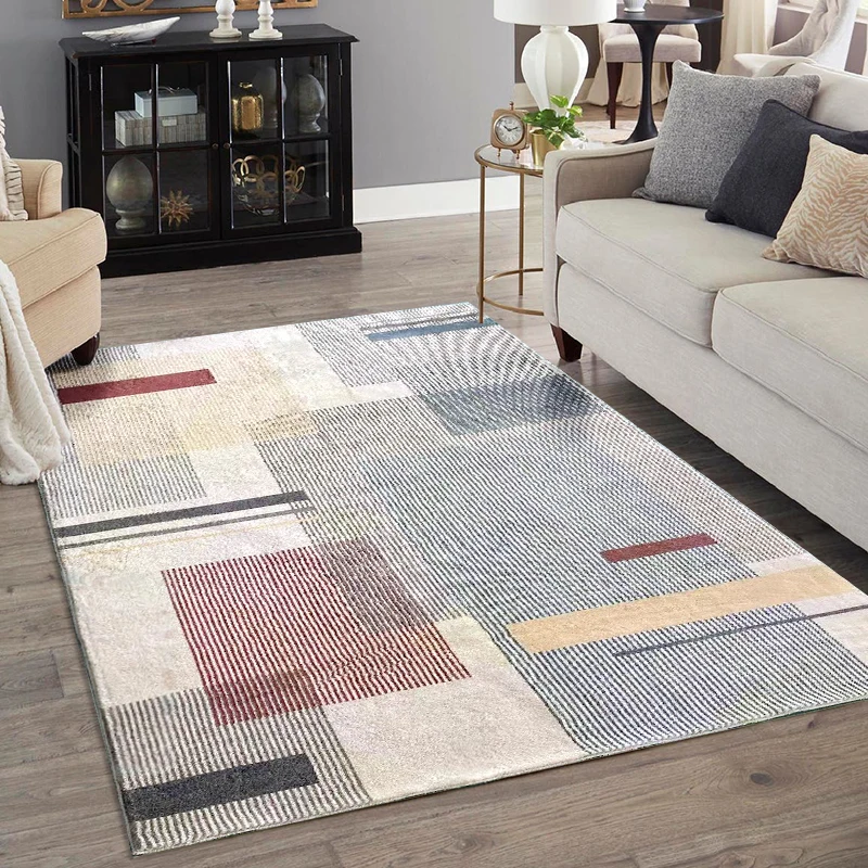 Colourful turkish carpet 3d bedroom non slip print rugs carpet easy clean household floor rugs alfombra