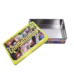 Customized Easter Day Small Metal Candy Container With Lid Tin