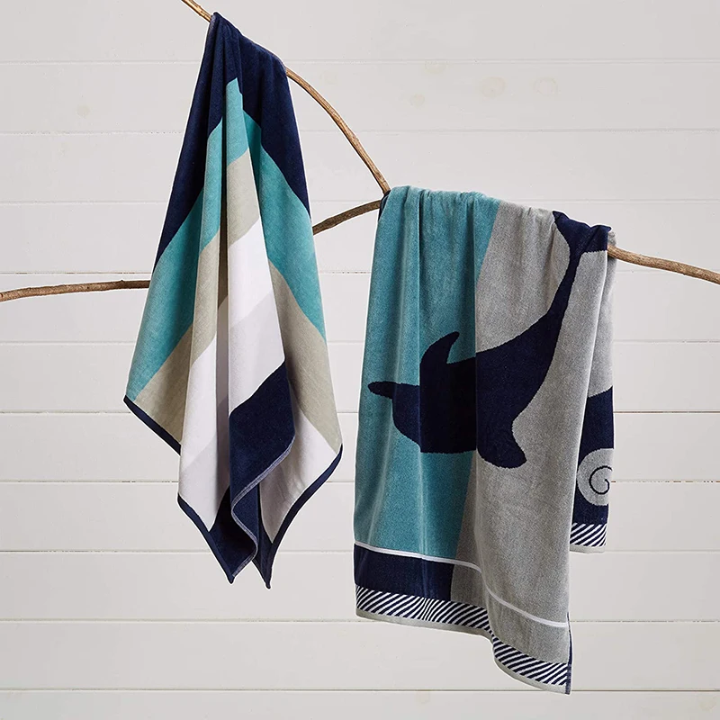 Wholesale sublimation beach towels Soft Fast Drying Cotton Beach Towel