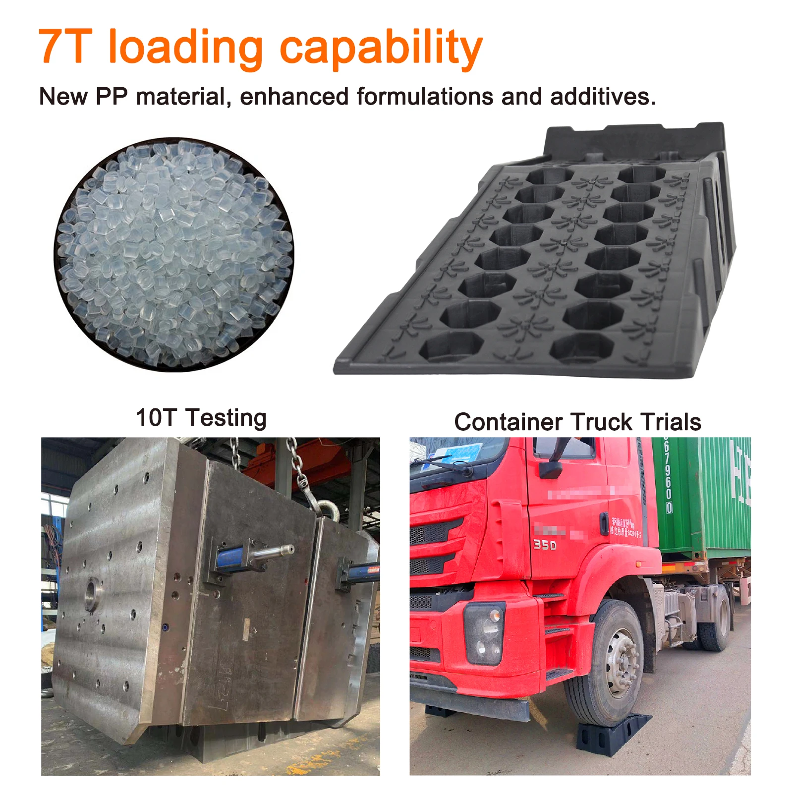 GT-14P Plastic Car Ramp High Lift Auto Vehicle Car Ramp  Portable Car Service Ramps