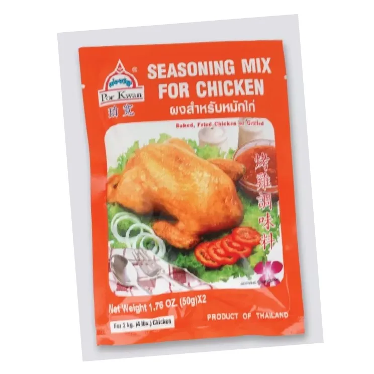 High Quality and Good Price Seasoning Mix for Chicken 100g. by Por Kwan Recipe Marinated Chicken Powder from Factory in Thailand