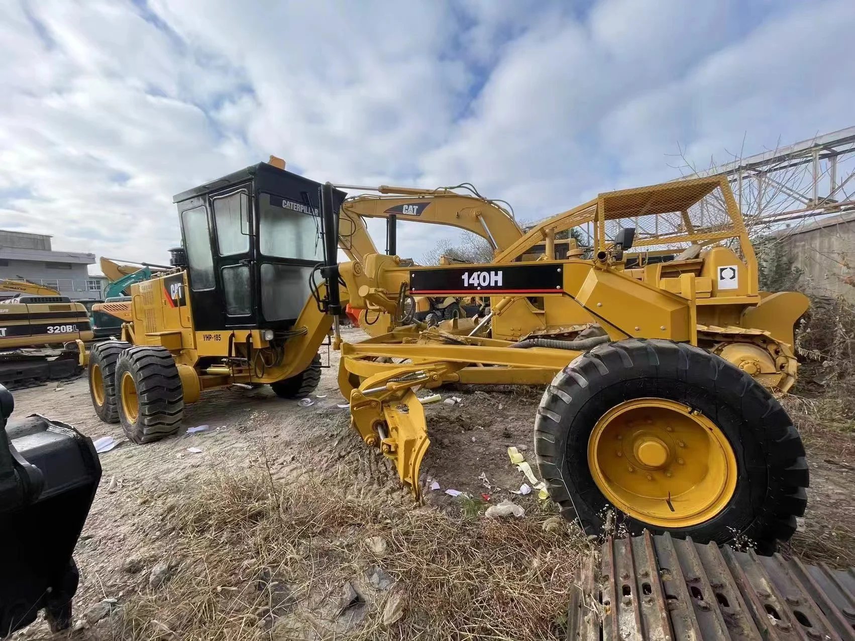 Excellent Condition Used Original Caterpillar 140h Road Grader Cat 140g 140k 140 Motor Grader For Road Building In Cheap Price
