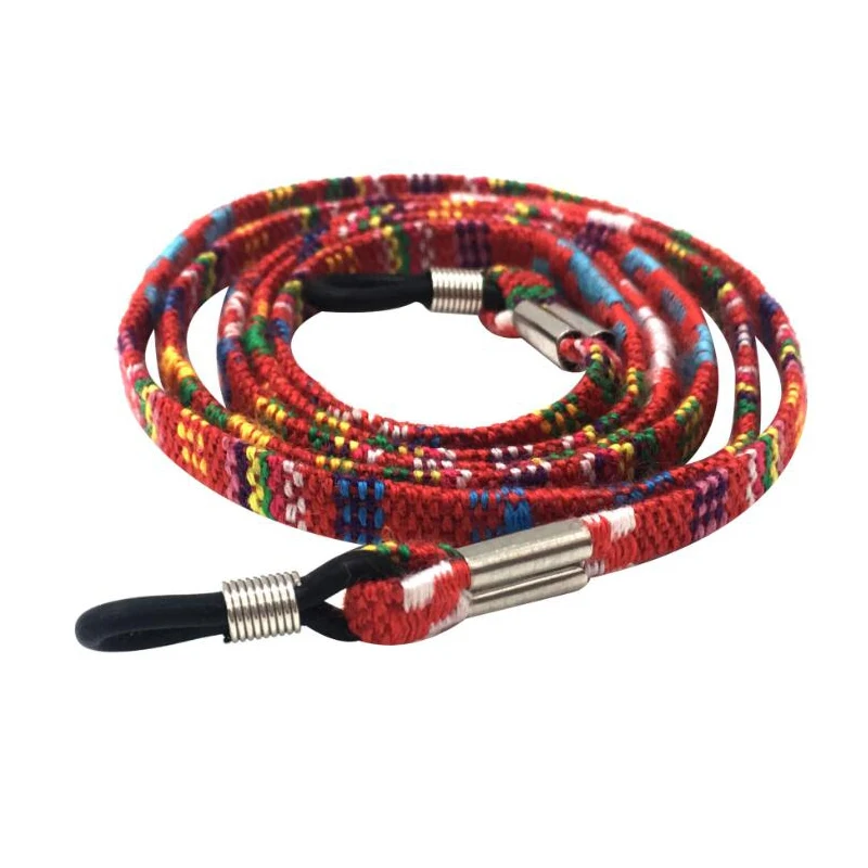 Hot Selling Adjustable Anti-Slip Neck Hanging Strings Nylon Sports Rope Chain Sunglasses Cord Glasses Straps